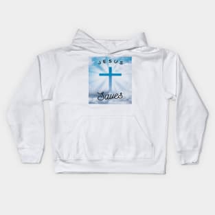 Jesus Saves Kids Hoodie